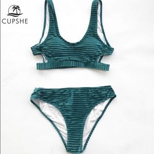 Emerald Green bikini Size M (new with tags)
